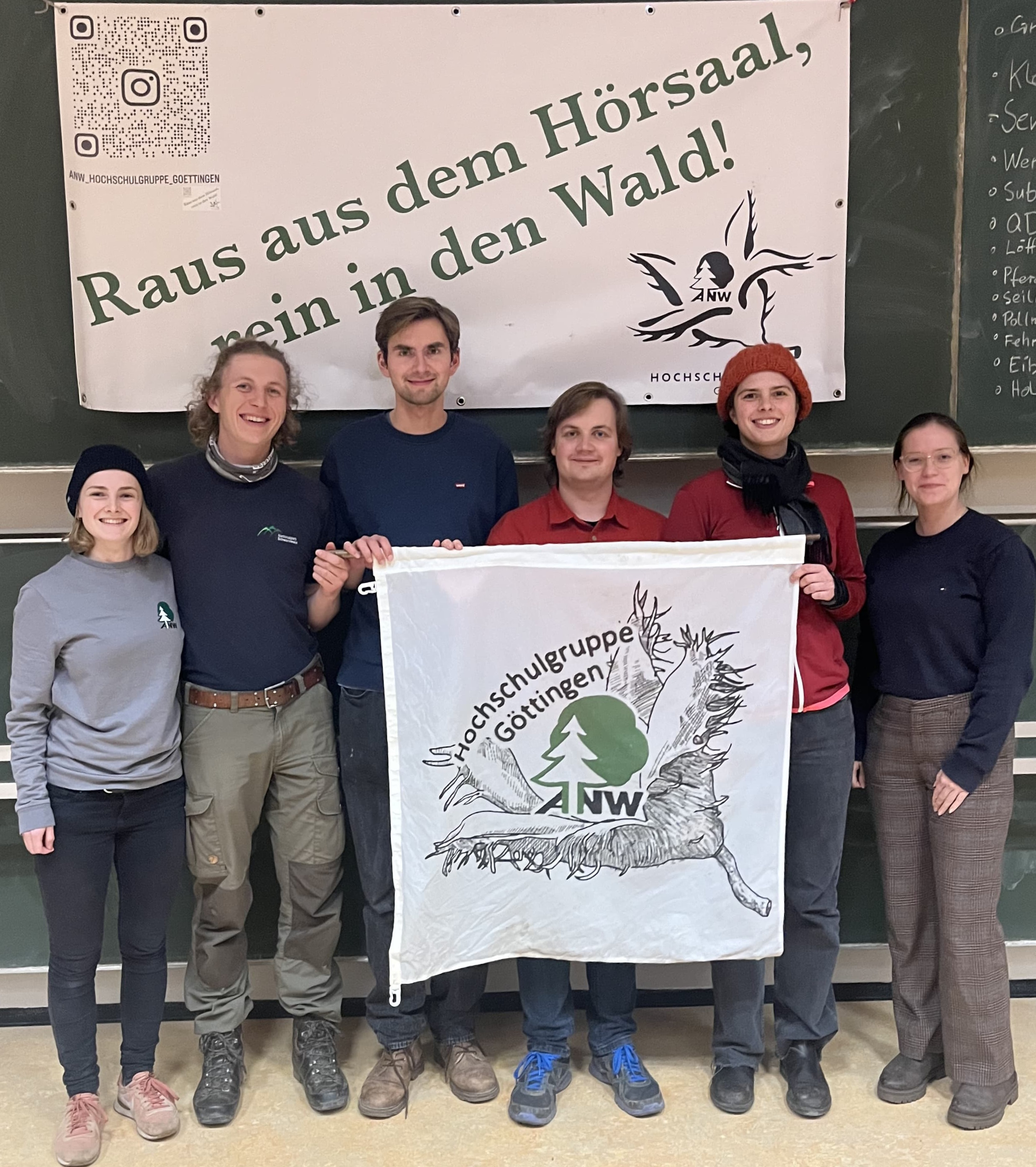 Vorstandsmitglieder der ANW HSG Göttingen